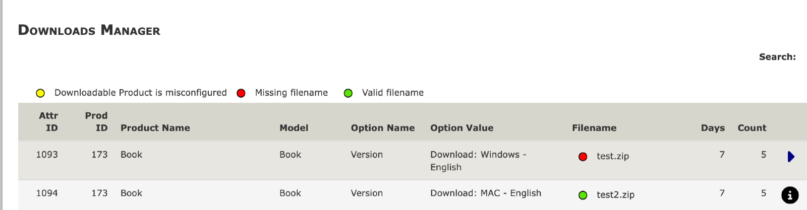 Downloads Manager