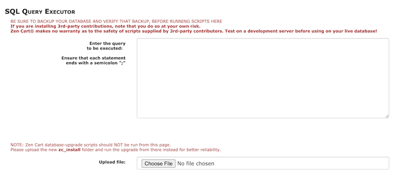 Executor de Scripts SQL